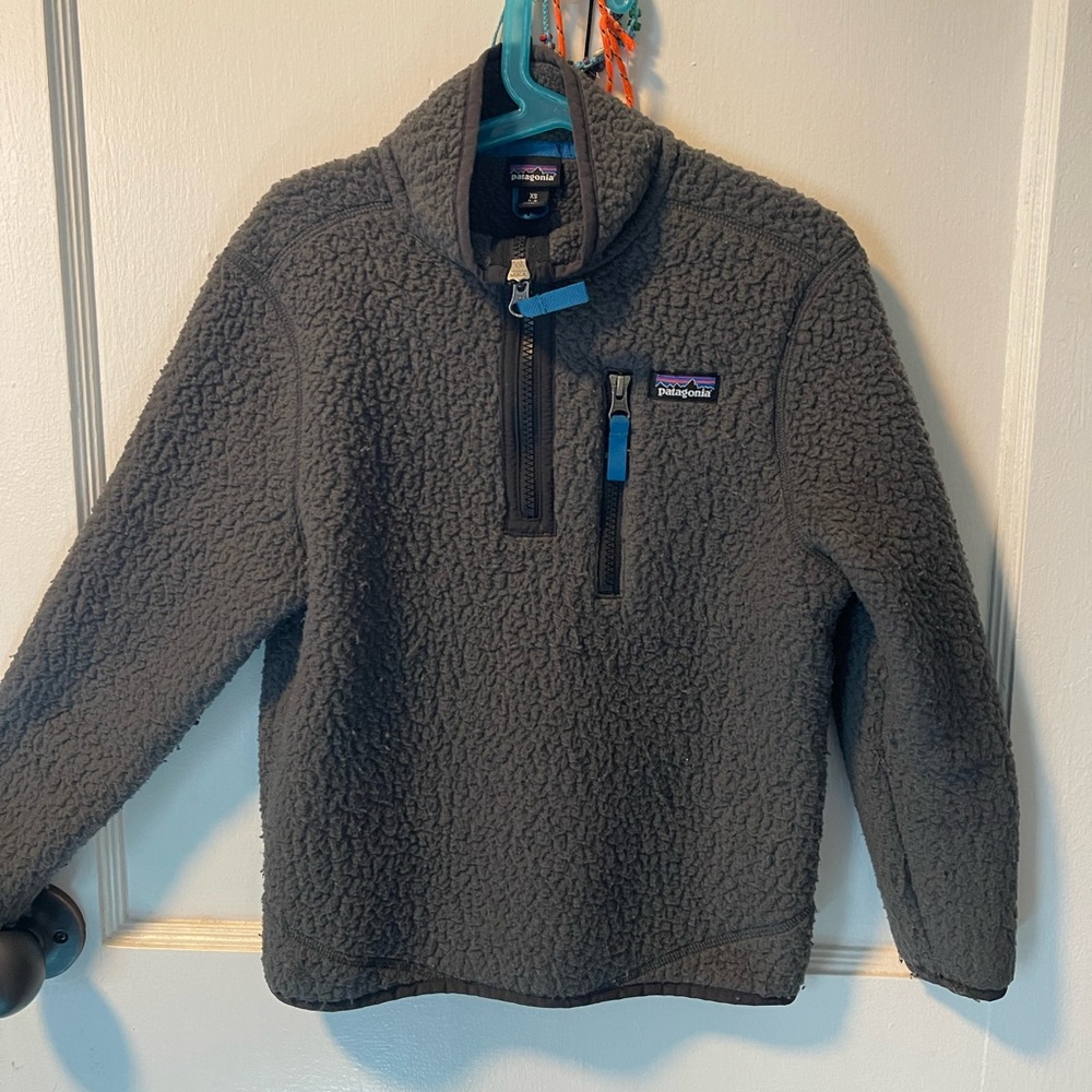 Kids unisex Patagonia fleece pullover XS 5/6